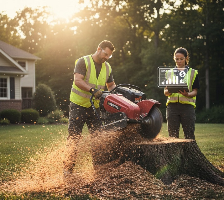 stump grinding cost factors